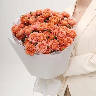 Монобукет из кустовой розы Джульетта